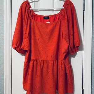 Lane Bryant Peplum Lace Top #43